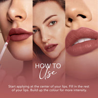 Carlton London Liquid Matte Chuffed Kiss Mocha Me Lipsticks |Enriched with Vitamin E, Avocado Oil | Matte Finish, Non-Sticky and Non-Drying | Upto 12 Hrs- 3ML (Day Dreams)