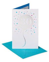 American Greetings 30th Birthday Card (Balloon)