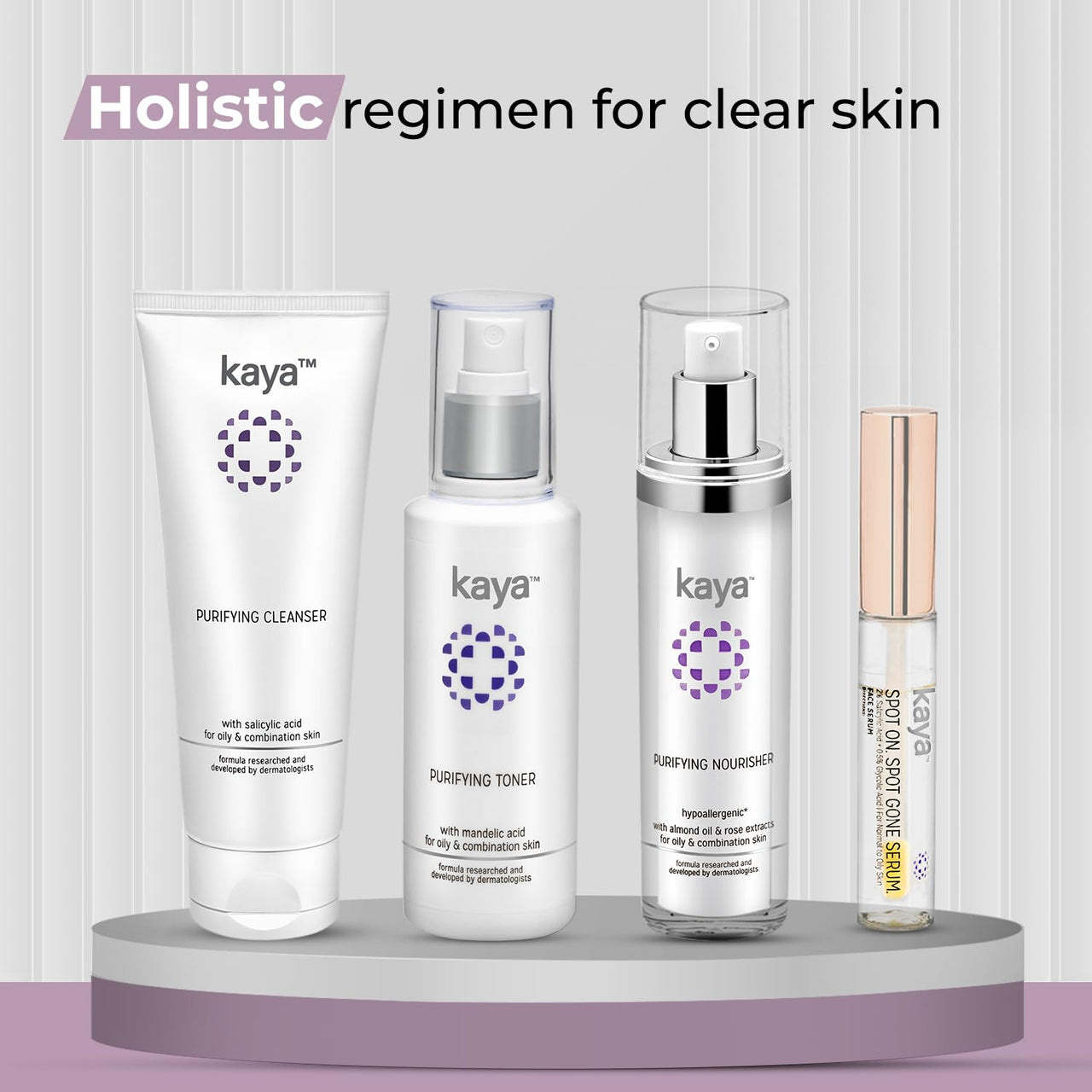 Kaya Acne Care Purifying Nourisher, Gentle/light/non-greasy daily Moisturizer for oily & pimple prone skin, 50 ml