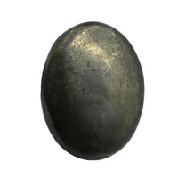 Pyrite Palm Stone - Pocket Massage Worry Stone for Natural Body Chakra Balancing, Reiki Healing and Crystal Grid Pyrite (Large)