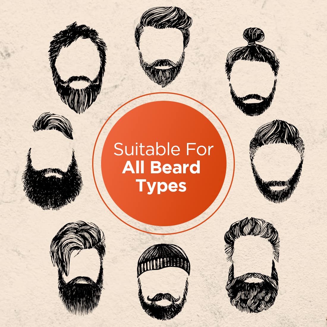 The Man Company Beard Oil for Growing Beard Faster with Almond & Thyme, 100% NATURAL, Best Beard Growth Oil for Men, Nourishes & Strengthens Uneven Patchy Beard - 30ML