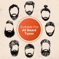 The Man Company Beard Oil for Growing Beard Faster with Almond & Thyme, 100% NATURAL, Best Beard Growth Oil for Men, Nourishes & Strengthens Uneven Patchy Beard - 30ML