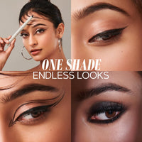 SIMPLYNAM Ultimate Kajal – Ink Black | 1 Stroke Intense Color Payoff | Water & Sweat-Resistant | Long-Lasting & Smudge-Proof | Safe for Sensitive Eyes | 7X More Product | In-Built Sharpener & Smudger