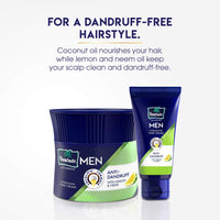 Parachute Advansed Men Hair Cream, Anti-Dandruff, 100 gm (Pack of 3) And Men Hair Cream, Classic, 100 gm (Pack of 3)