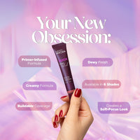 Hilary Rhoda Quick Cream Blush | Highly Pigmented & Dewy Finish | Long-Lasting | Buildable Coverage | Weightless & Easy to Apply | Cream Blush | 20ml (Pink Passion - Shade 06)