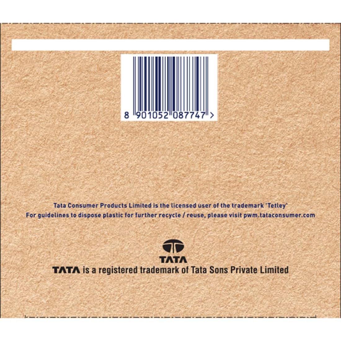 Tetley Ginger Zing Flavoured Chai Black Tea 50 Tea Bags,100 Grams