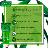 Vaadi Herbals Anti Acne Neem Face Wash with Tea Tree Extract, 60g