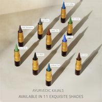 SoulTree Ayurvedic Kajal | Purple Haze Kajal 008 | Pink Shade | Enriched with 100% Organic Ghee, Almond Oil & Camphor | Soothe, Cool & Nourish Eyes | 3gm