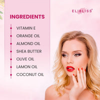 Elibliss Strawberry Lip Serum Roll On for Dry, Chapped & Cracked Lips | Deep Hydration & Moisture Lock Formula | Softens, Smooths & Repairs Lips | Lightweight Non Sticky Daily Lip Care 10ml