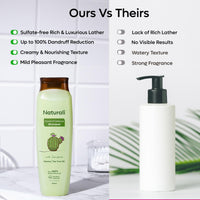Naturali Shampoo For Dandruff | Tea Tree Oil For Hair | Sulphate Free | Dandruff Shampoo For Men | Paraben Free | 370 ml