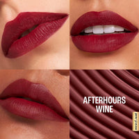 Lakmé 9to5 Liquid Lipstick, Hya Matte, with Hyaluronic Acid for hydrated lips, Afterhours Wine 3.6gm