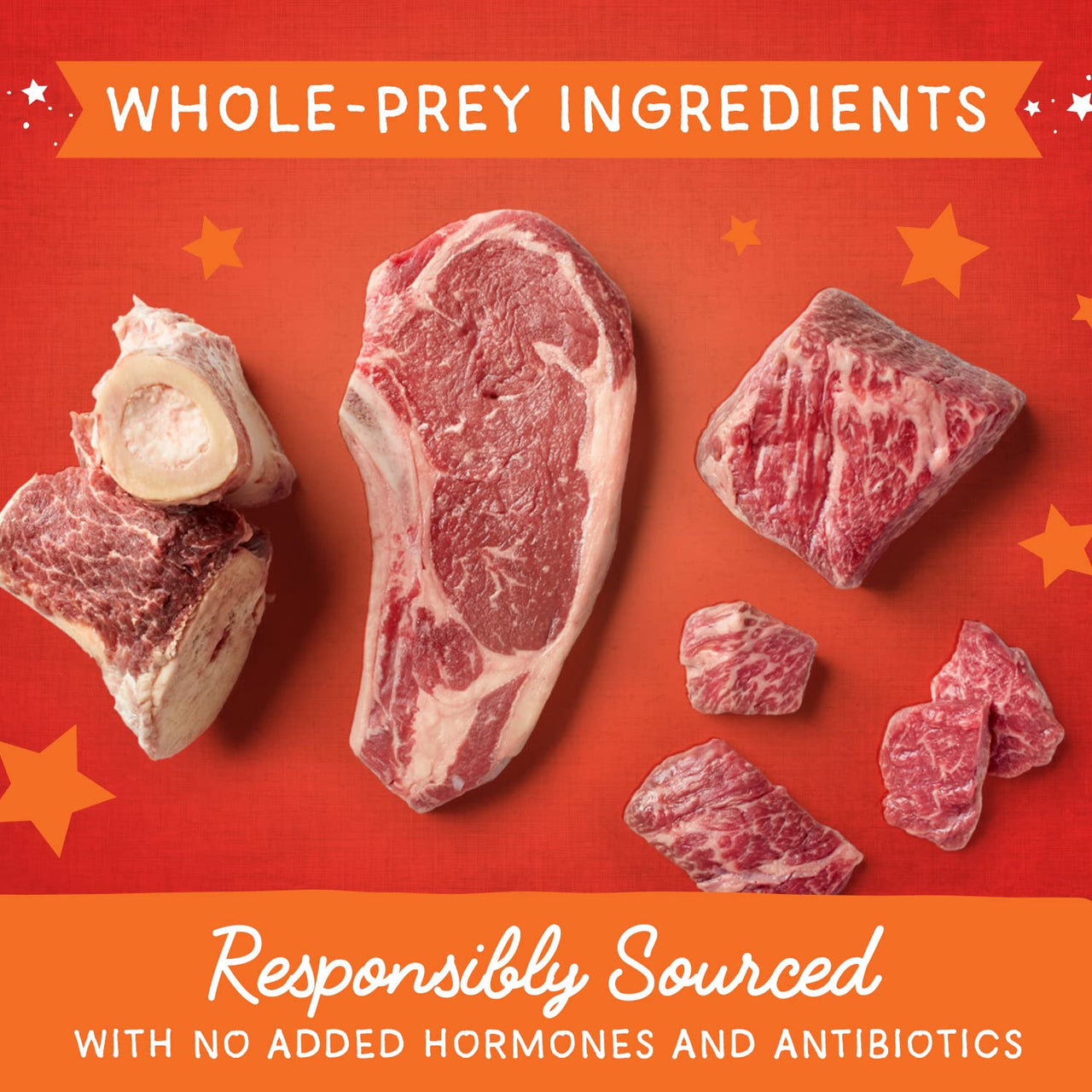 Stella & Chewy's  Freeze-Dried Raw Marie's  Magical Dinner Dust – Protein Rich, Grain Free Dog & Puppy Food Topper – Grass-Fed Beef Recipe – 7 oz Bag