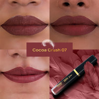 FACESCANADA Comfy Matte Wow Liquid Lipstick - Cocoa Crush 07, 3.8Ml | One Swipe Application | Highly Pigmented | Comfortable Wear | Glides Smoothly | Long Lasting | Transferproof