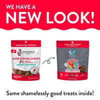 Shameless Pets Crunchy Cat Treats - with Digestive Support, Natural Ingredients Kitten Treats with Real Tuna, Healthy Flavored Feline Snacks - Lobster & Cheese, 3-Pk, Packaging May Vary More Lobster, Cheese 7.5 Ounce (Pack of 1)
