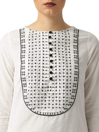 Amayra Women's  Cotton Straight Embroidery Kurti