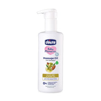 Chicco Baby Moments Massage Oil, New Advanced Non-sticky & Moisturizing Formula with Natural Ingredients to Prevent Dryness, Suitable for Baby’s Skin, Hair & Scalp, No Phenoxyethanol & Parabens (300ml)