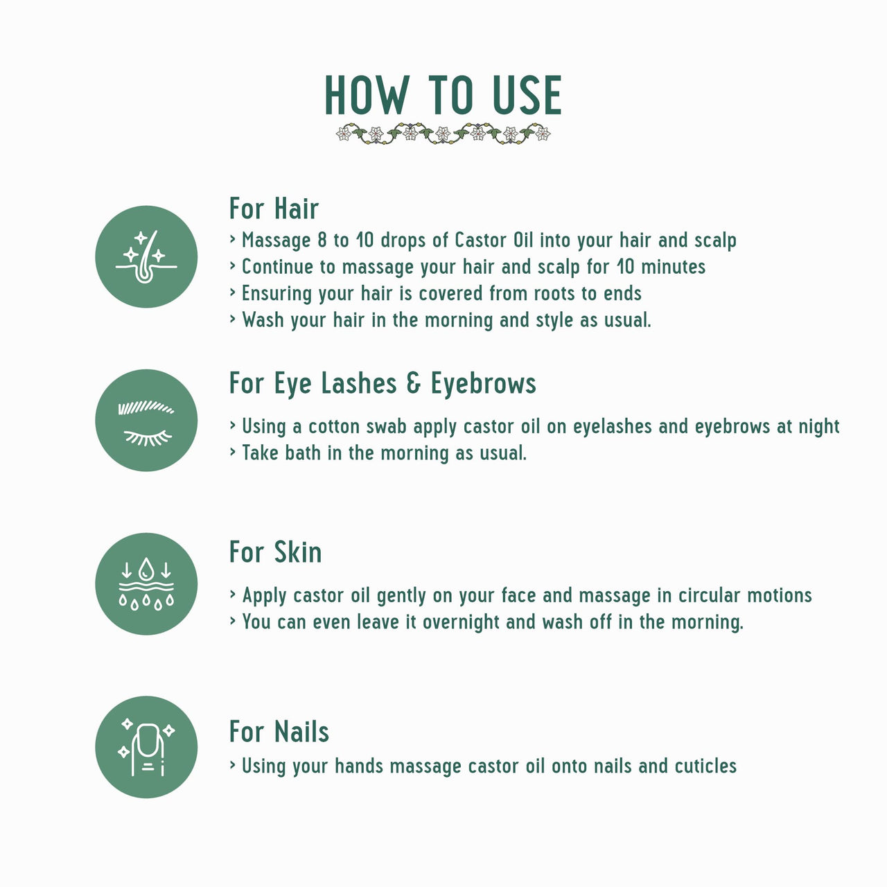 Avimee Herbal Keshpallav Cold Pressed Organic Castor Oil - 100 ml | for Hair Growth & Adds Shine | Strengthens Hair, Repairs Damaged & Dry Skin, Strong Nails | with Vitamin E & Mineral Oil