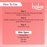 BAKE 5% Vitamin C Face Wash for Pigmentation & Skin Brightening with Gooseberry | Daily Glow Face Wash | All Skin Types | For Women & Men (100 ml)