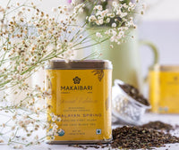 Makaibari Himalayan Spring, Special Edition First Flush Black tea 100 gm Loose Leaf First Flush Black Tea | USDA Organic Certified Darjeeling Black Tea | Single Estate Loose Leaf Tea