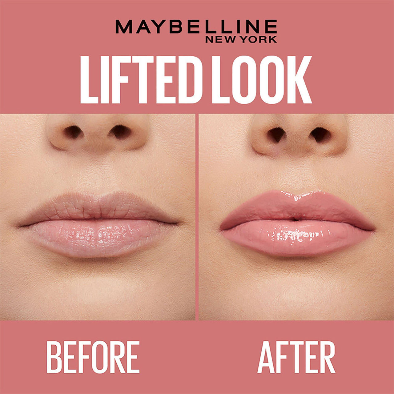 Maybelline New York Smooth And Non-sticky Lifter Gloss - Moon | Tinted Lip Gloss With Hyaluronic Acid for Hydrated & Plump Lips | Non-Sticky application | Long-lasting Fuller & Lifted Look | 5.4ml