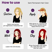 2.Oh! Italian- Sangria Pink Hair Color For Women & Men | Ammonia-Free DIY Semi Permanent Hair Color | Enriched with Argan Oil | Lasts upto 12-15 Washes