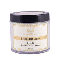 KHADI NATURAL Ayurvedic Amla and Bhringraj Hair Cleanser(Shampoo), SLS and Paraben Free, 210ml & KHADI NATURAL Protein Hair Cream, 100g