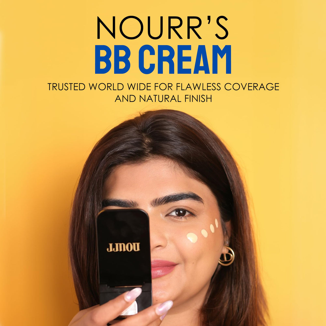 Nourr BB Cream in Universal Shade | All-in-One Coverage with Natural Radiant Finish | Sheer to Medium Buildable Coverage | Skin-Nourishing & Hydrating Formula | SPF15