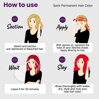 2.Oh! Italian- Red Hair Color For Women & Men | Ammonia-Free DIY Semi Permanent Hair Color | Enriched with Argan Oil | Lasts upto 12-15 Washes | Pack of 2