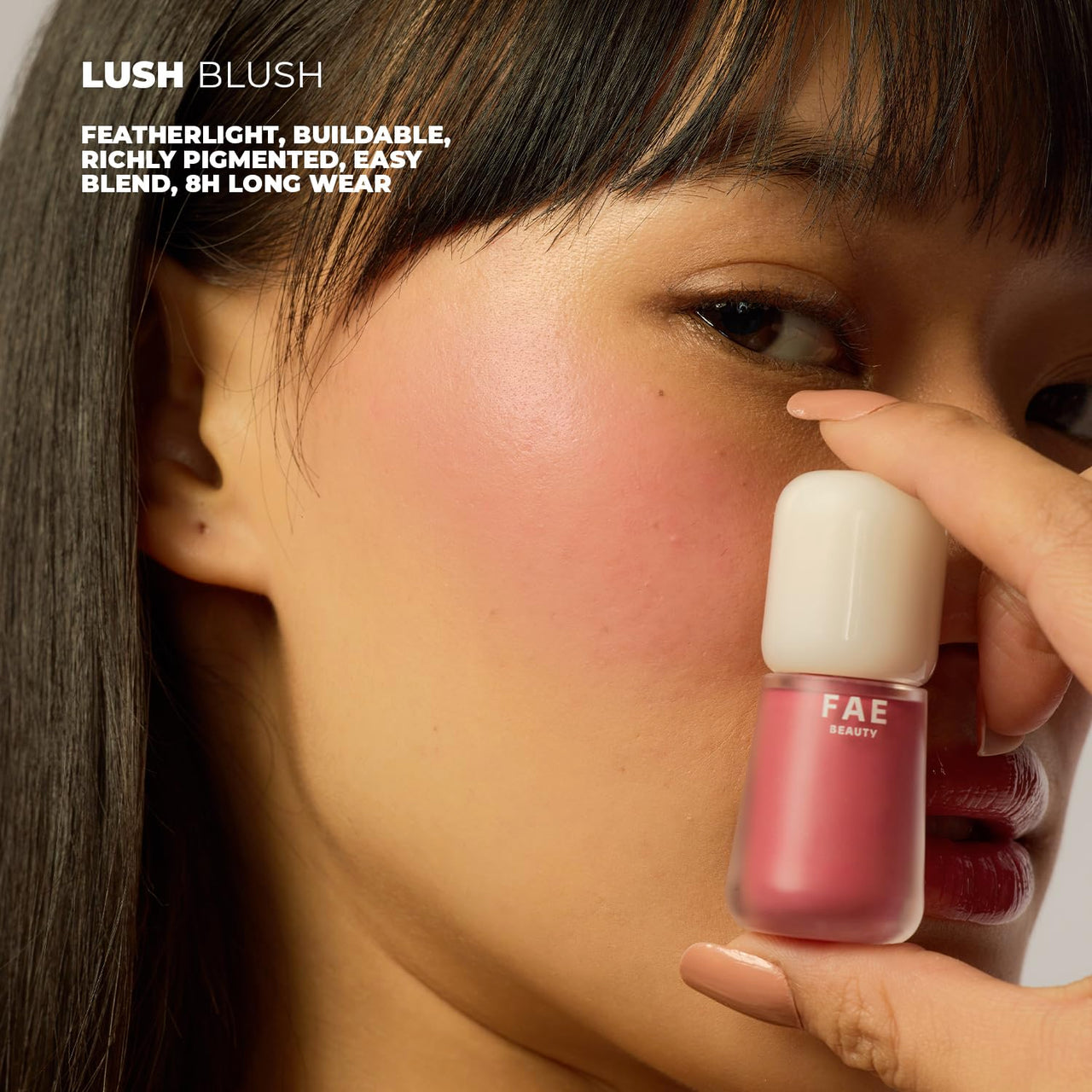 Fae Beauty Liquid Lush Blush (5.5ml) | Featherlight, Easy Blend Formula with a Seamless, Serum Like Finish | 8hr Long Wear | Rich, Buildable Pigment | Formulated with a Bloom Blend of Hibiscus, Magnolia and Chamomile Extracts - Spicy