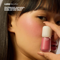 Fae Beauty Liquid Lush Blush (5.5ml) | Featherlight, Easy Blend Formula with a Seamless, Serum Like Finish | 8hr Long Wear | Rich, Buildable Pigment | Formulated with a Bloom Blend of Hibiscus, Magnolia and Chamomile Extracts - Spicy