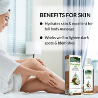 INDUS VALLEY Bio Organic Extra Virgin Organic Coconut Oil For Hair And Skin Care - (200ml)
