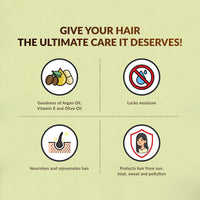 Olivia Moisture Lock Nourishment Hair Serum With Argan Oil Extract Smooth, For Smooth, Frizz-Free, Shiny & Tangle Free Hair - 100Ml