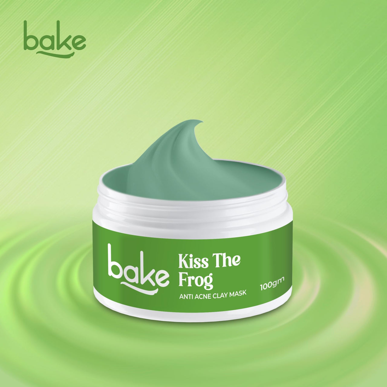 BAKE 2% Salicylic Acid Clay Mask Niacinamide for Acne Prone, Oily Skin, Open Pores & Blackheads | Anti Acne Clay Mask with Kaolin Clay | For Dark Spots, Oily Skin & Blemishes - 100g