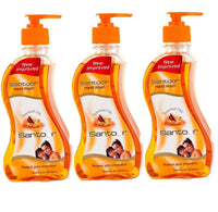 santoor hand wash orange for smooth hands Bottle (3 x 215 ml)
