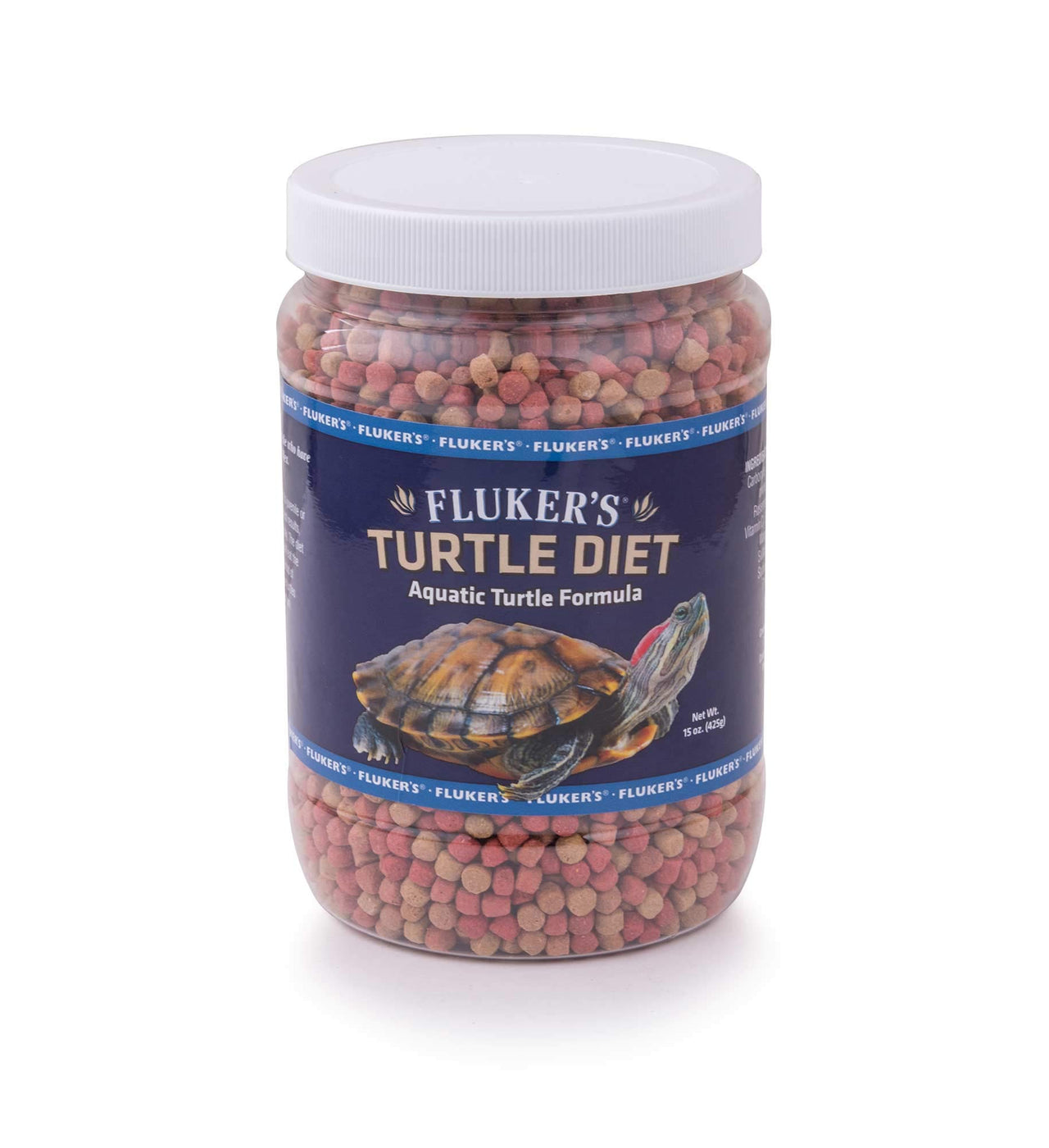 Flukers 70003 Aquatic Diet 15oz Turtle Food, 15oz 15 Ounce (Pack of 1)