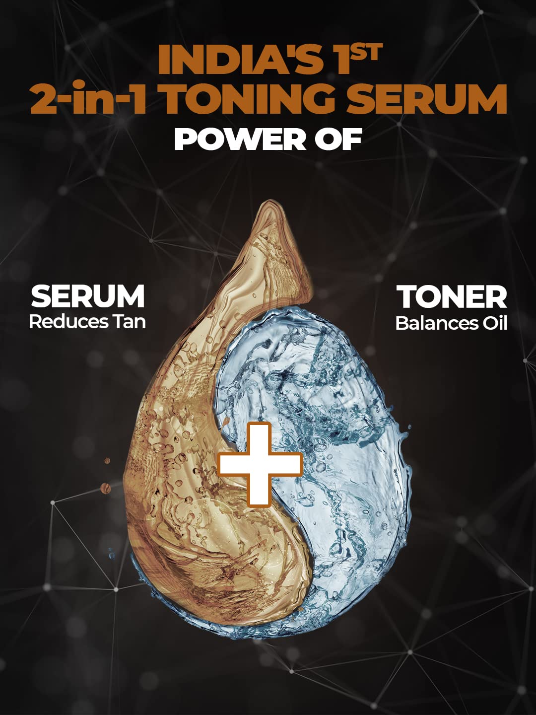 Beardo 2-in-1 Detan Serum + Toner For Men, 30ml | Face Serum For Men | De tan Serum with AHA & Plant Collagen | Brightens Complexion, Removes Dead Skin