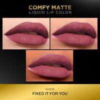 FACES CANADA Comfy Matte Liquid Lipstick - Fixed It For You 11, 3.8 ml | Comfortable 10HR Longstay | Intense Matte Color | Almond Oil & Vitamin E Infused | Super Smooth | No Dryness | No Alcohol