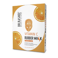 DR.Rashel Vitamin C Rubber Peel-Off Face Mask, Collagen Boosting, Anti-Wrinkle, Powder + Gel Formula || Brightening, Anti-Aging, Deep Cleansing & Pore-Reducing Face Mask for Glowing & Youthful Skin