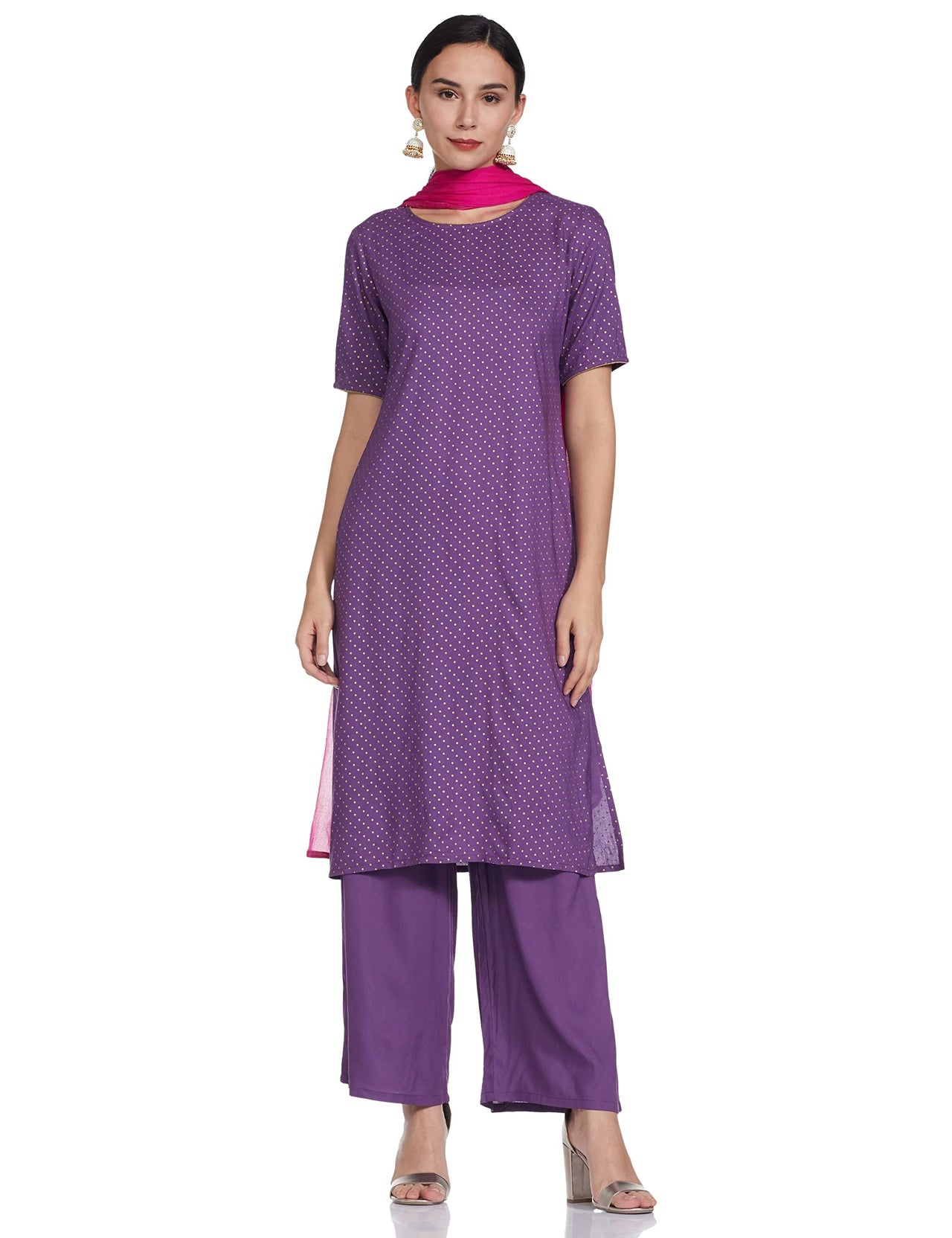 Amazon Brand - Tavasya Women's  Rayon Salwar Suit