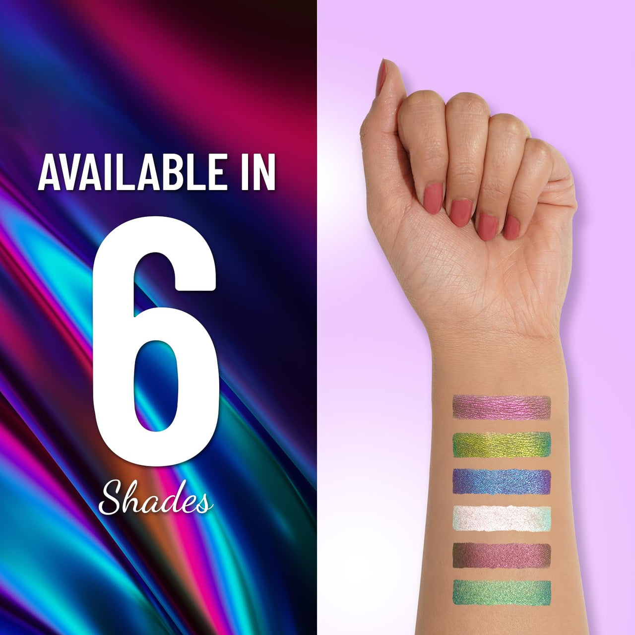 SWISS BEAUTY Holographic Shimmery Pencil Eyeliner | Waterproof, Smudge Proof, Long Lasting Eyeliner With Easy Application | Shade- Milky Way, 0.2G, Assorted