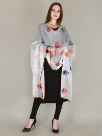 DIAMO Embroidered Chiffon Women's  Dupatta