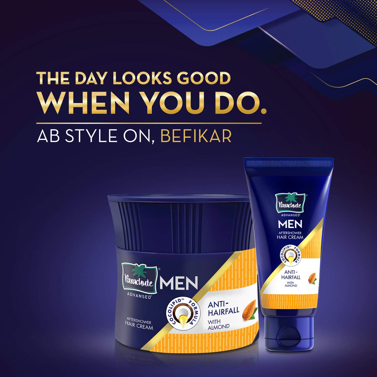 Parachute Advansed Hair Cream, 100ml |Anti Hairfall |Hair Cream After Shower |Non Sticky Oil Replacement Hair Cream & Parachute Advansed Hair Cream, 100ml
