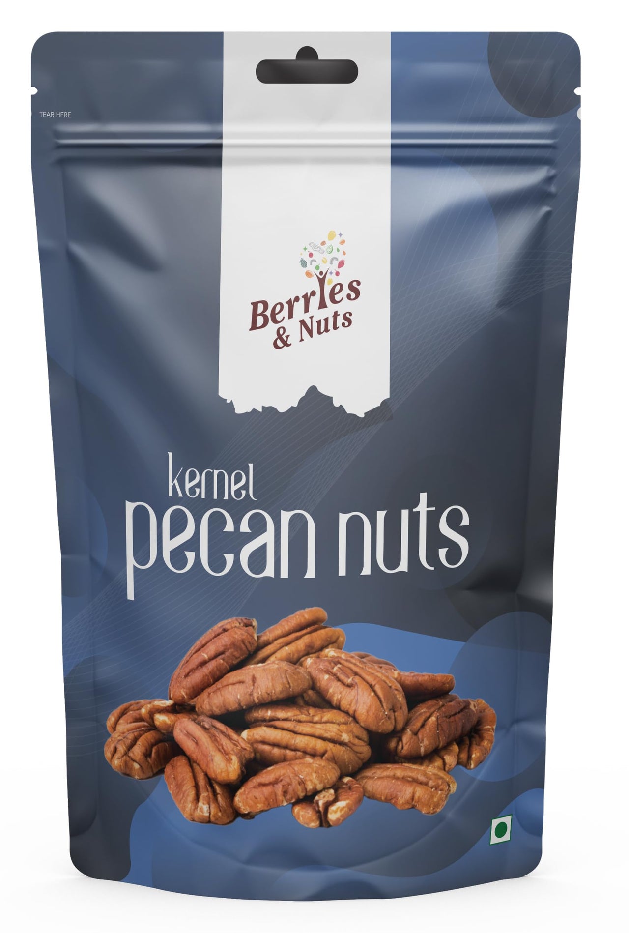 Berries & Nuts Premium American Pecan Nuts 200 Grams | Crunchy Nuts, Rich in Protein & Fibre, Pecans | 1 Pack of 200 Grams