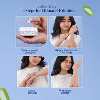 Meglow Aloe Vera Moisturizing Cold Cream for Winter | Moisturizer with SPF 15 Protection | Deep Hydration for Dry Skin | Nourishing Face Cream for Women & Men - 125g (Pack of 2)