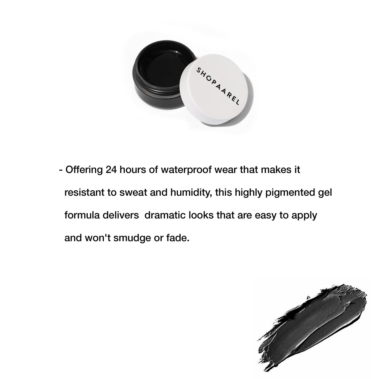 SHOPAAREL Gel Eyeliner (Black)