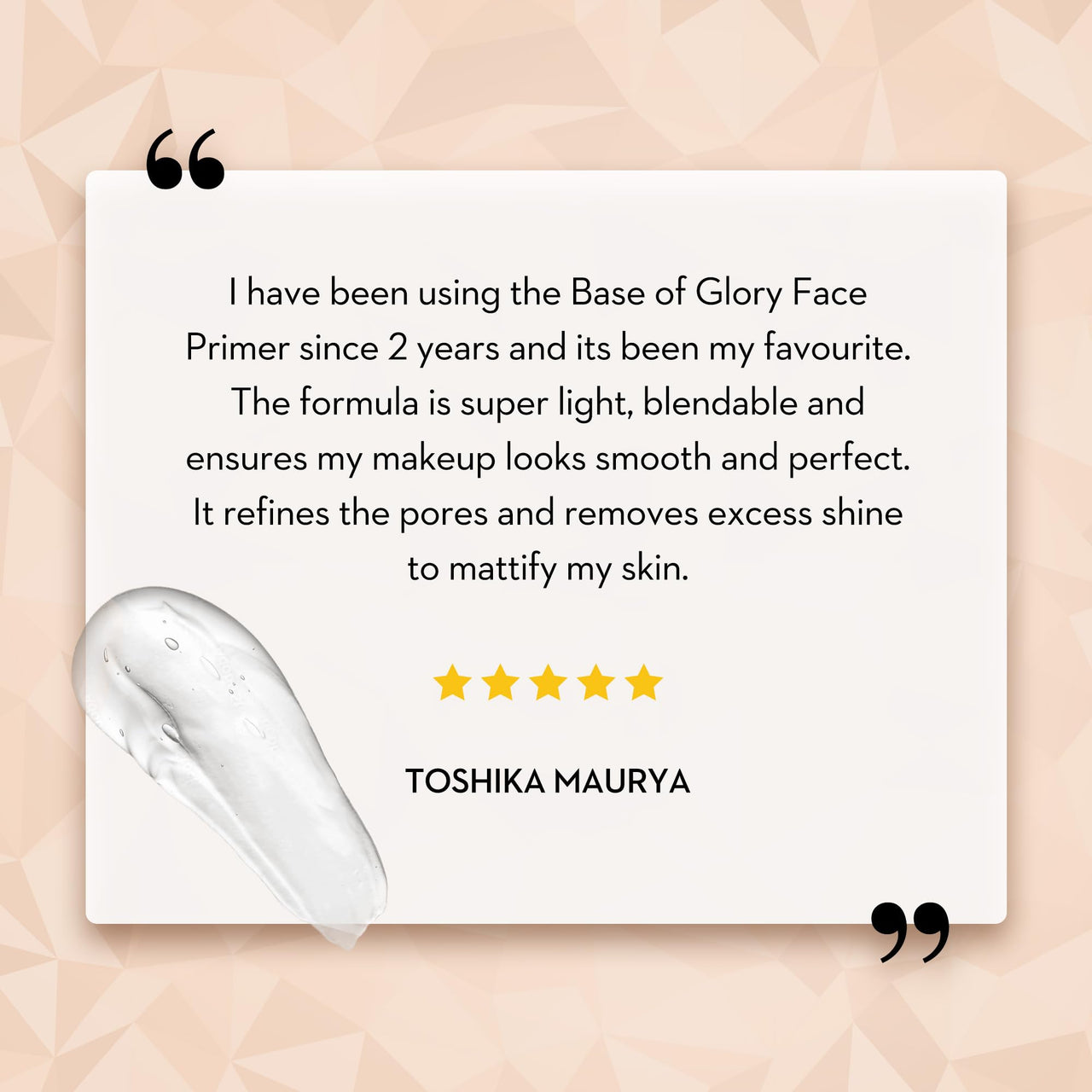 SUGAR Cosmetics Base Of Glory Pore Minimizing Primer | Long Lasting & Smooth Base I Oil Control | Blurs Pores | 30ml