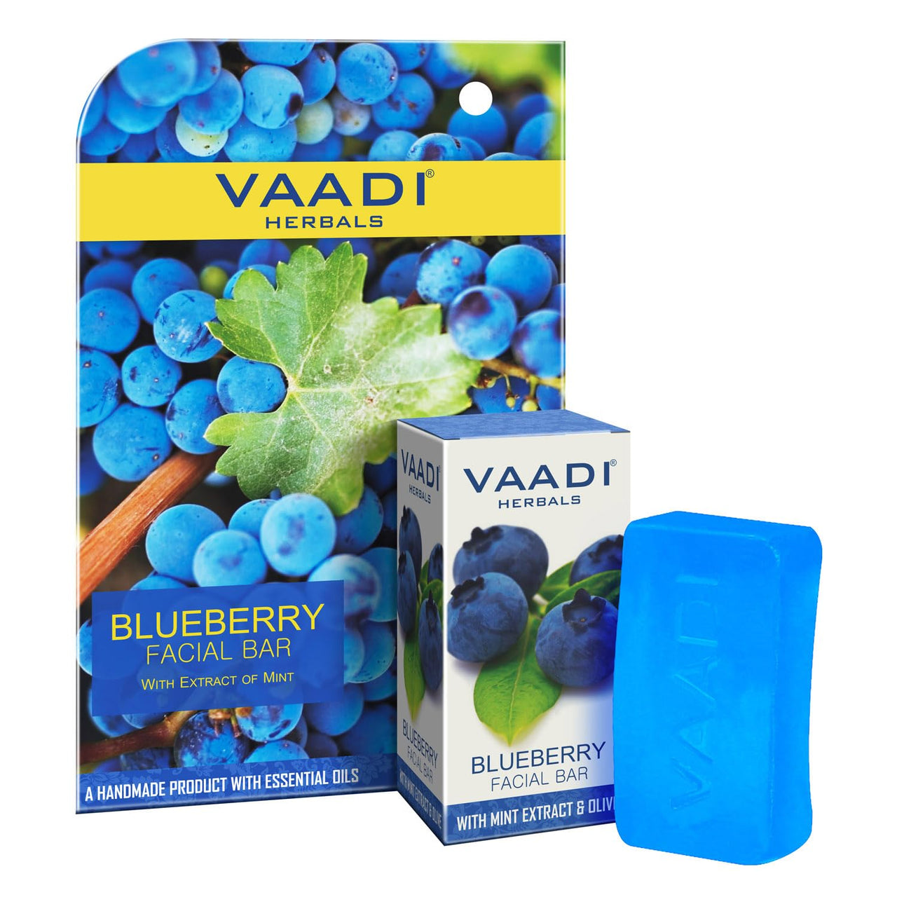 Vaadi Herbals Assorted Facial Bars, 25g (Pack of 5)