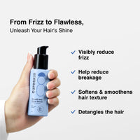 Cureskin Smooth and Shine Hair Serum for Dry Frizzy Hair Women and Men | Helps Reducing Hair Breakage, Frizz and Detangels for Strong, Protected and Shiny Hair