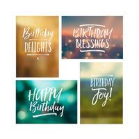 Dayspring Birthday - Simply Stated - 12 Boxed Cards, KJV (60937)
