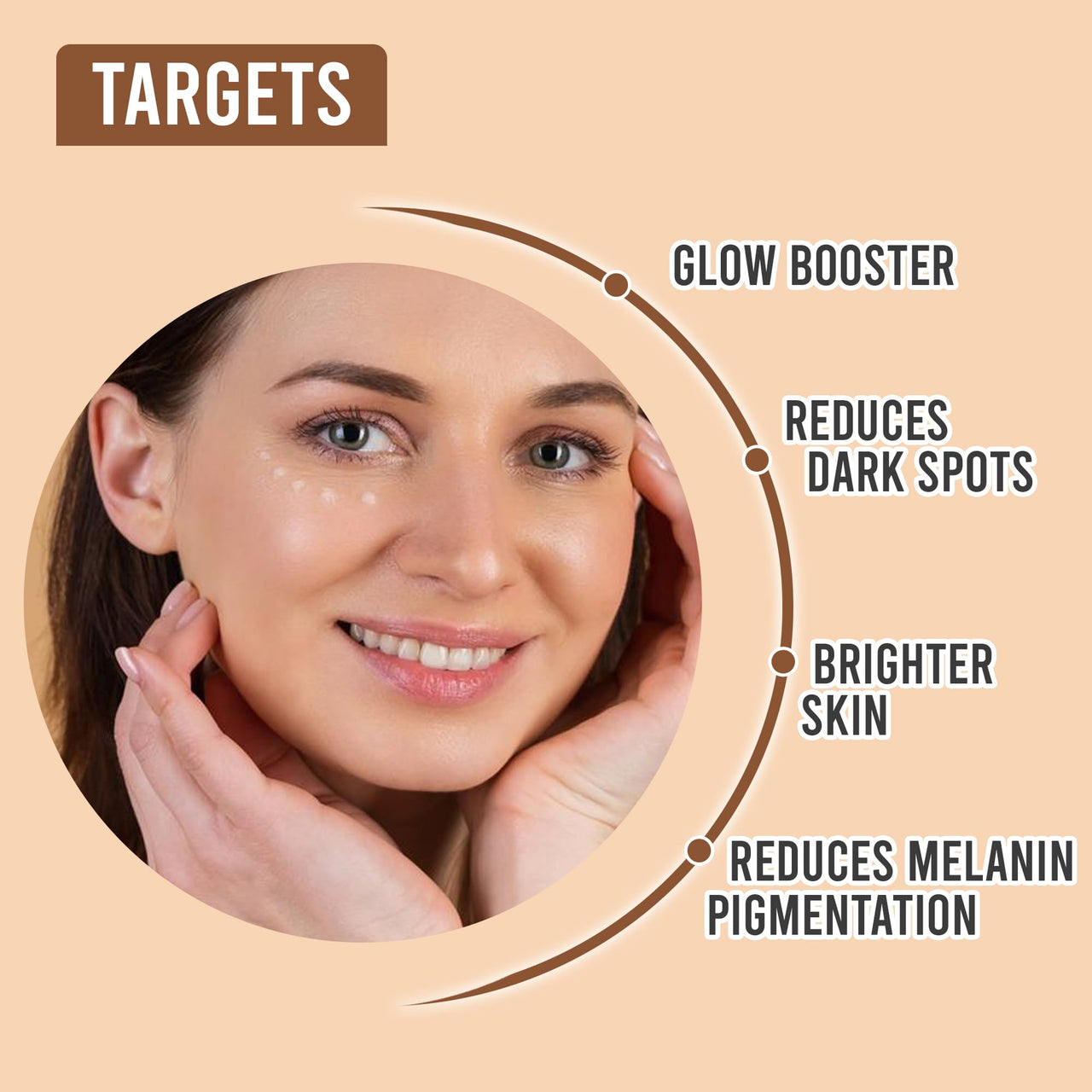Glamveda Glutathione Face Cream For Glowing Skin | Brighter, Hydrated | Reduces Dark Spots, Pigmentation | with Vitamin C & Hyaluronic Acid | Skin Brightening Cream For Women | All Skin Type 50g